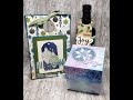 Gorgeous Gift Bag, Easy Gift Box, Bottle Tag Facebook Live