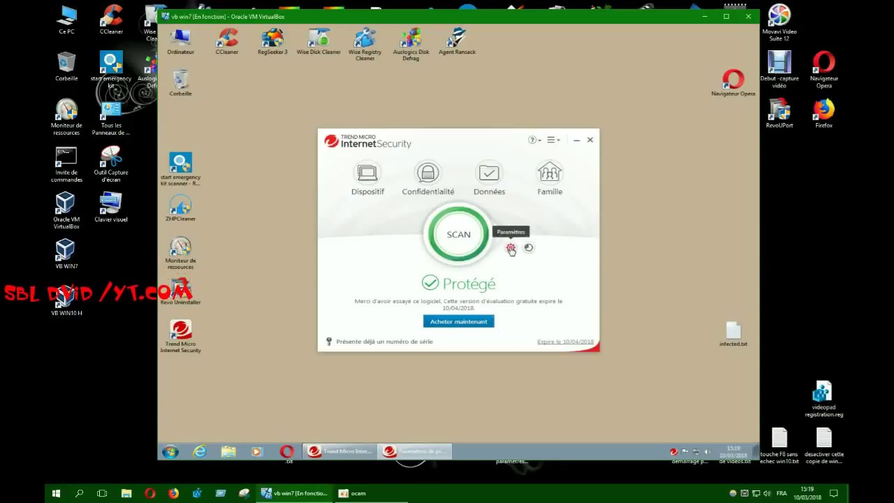 Trend Micro internet Security 12 (BUG config/ FR - YouTube