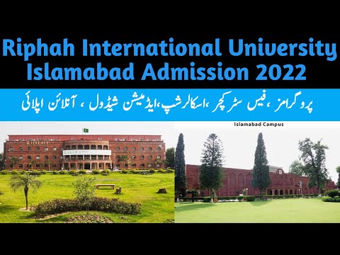 Riphah International  University Islamabad  Admission 2022 | How To Apply In Riphah University