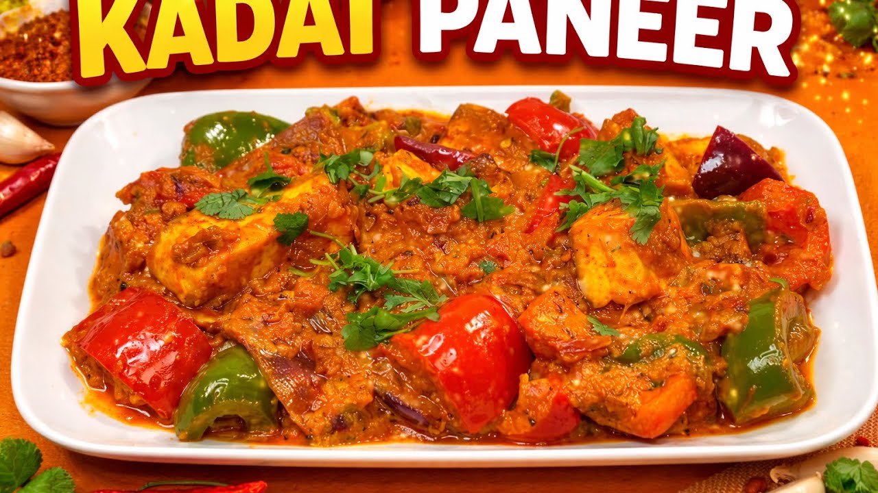 Kadai Paneer Recipe l How To Make Kadai Paneer At Home 