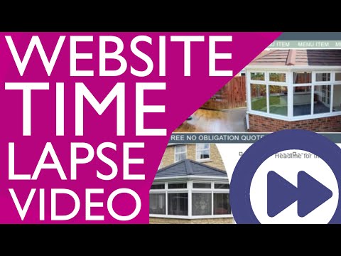 Time Lapse Building a Website - Web Design Blackpool