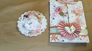 Mother's day inspired 3d hat easel card and trifold