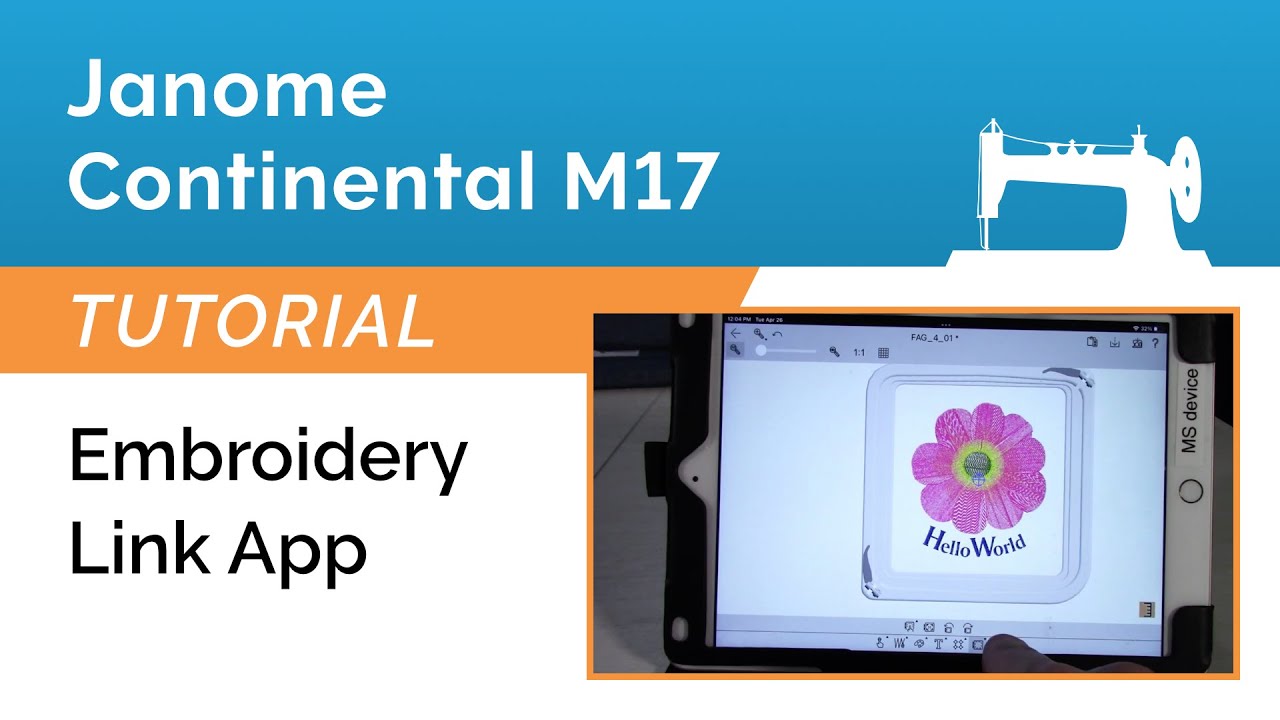 Janome Embroidery Link Tutorial YouTube
