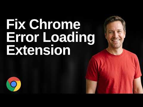 Fix Chrome Error Loading Extension (Easy Guide)