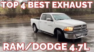 Top 4 Best Exhaust Set Ups For Ramdodge 4.7L V8