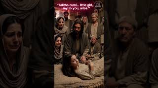 Mark 5:41 — “Talitha cumi”… and she arose ✝️ #Shorts