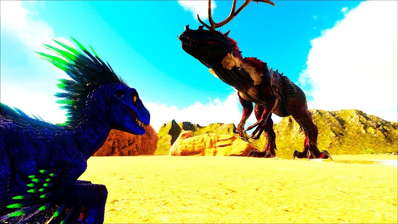 Bebe Raptor BEBE RAPTOR ENCONTRA GRANDE MESTRE!! - ARK DINOSSAUROS - YouTube