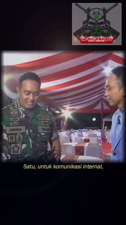 pertanyaan spontan untuk JENDRAL ANDIKA PERKASA ⁉️ sering bawa HT banyak