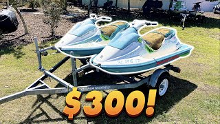 I Bought a Pair of SeaDoos for $300!  Episode 1