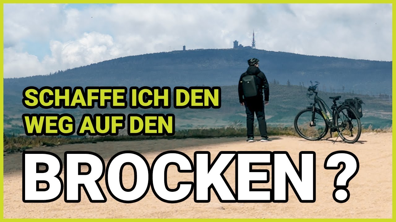 Mit dem e-Bike auf den Gipfel des Brocken im Harz