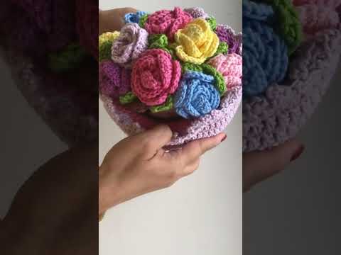 Boneca Buquê amigurumi💐Tutorial