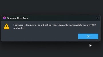 How to Fix "Firmware Read Error" "Firmware is Missing" in Eden Emulator