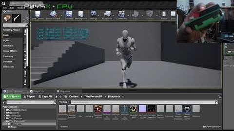 Control Character Movement using Gyroscope Sensor (MPU-9250) on ESP32