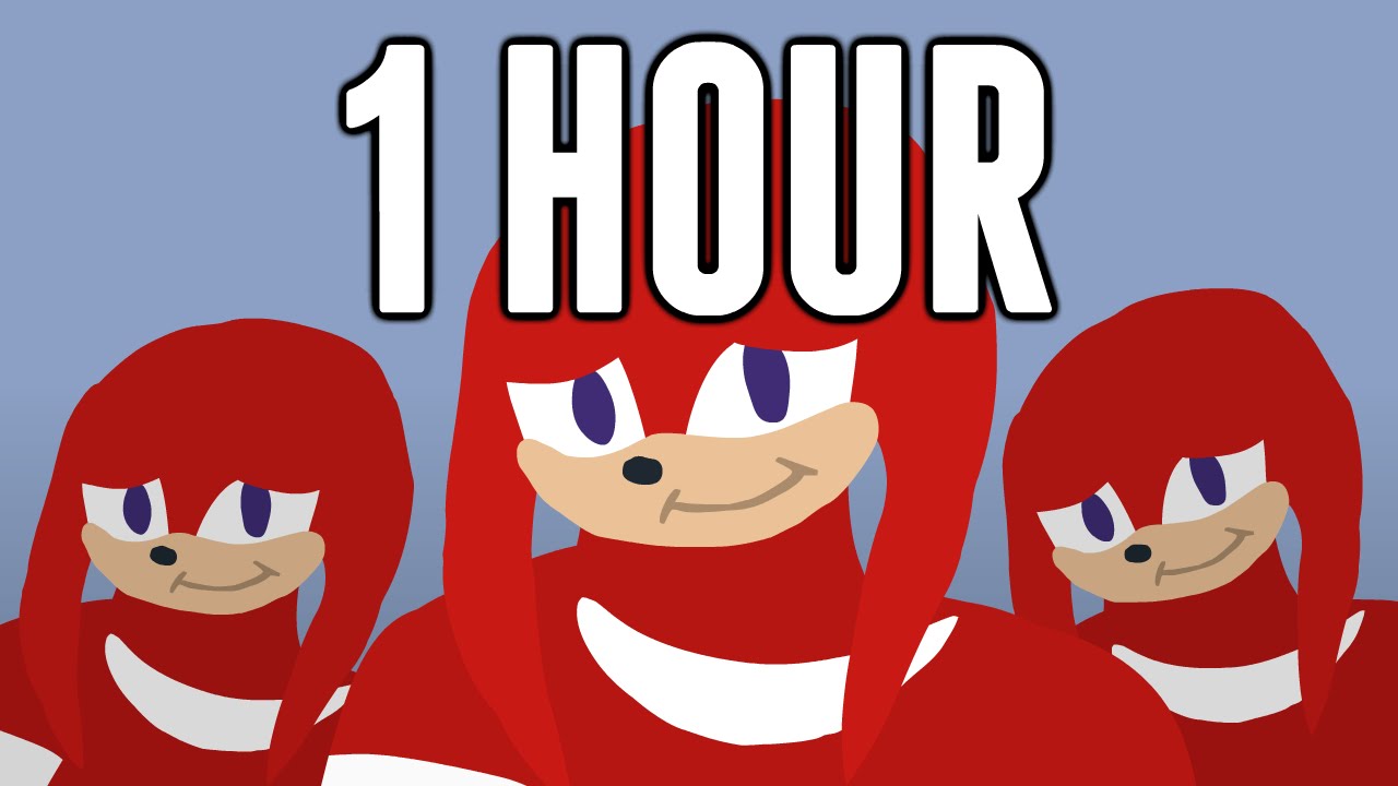 Knuckles' Swaggy Dance (1 Hour Version) YouTube