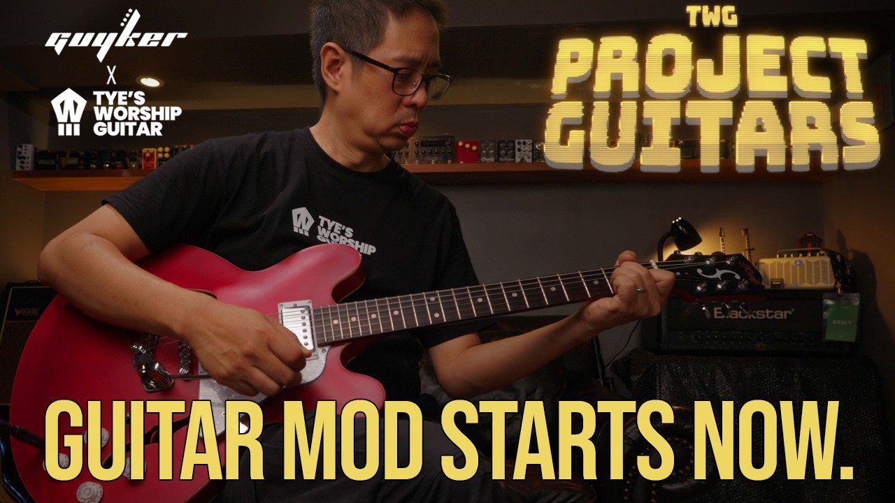 LEGEND by Aria Pro 2 LST-MINI　改造 Aria Pro II Guitar Repair - YouTube