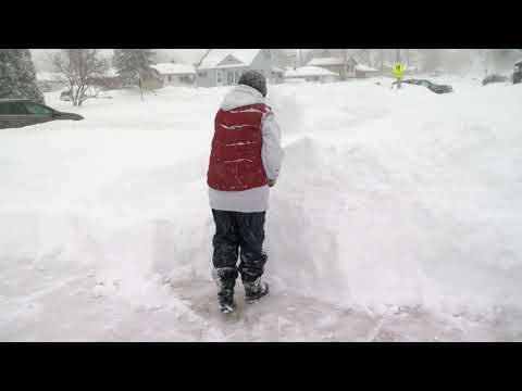 Snow shoveling increases