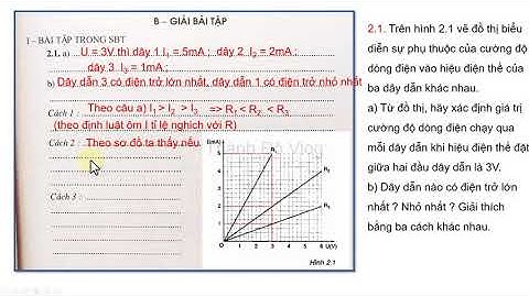 Giải bài tập vật lí 9 bài 2