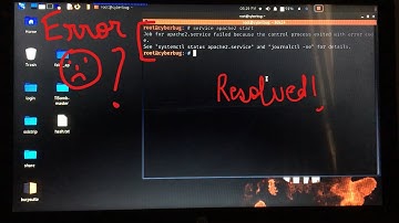 Error while starting apache2 service | Kali Linux | RESOLVED!!