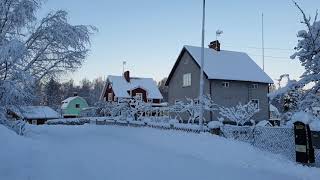 หิมะตกสวีเดน❄🌨🇸🇪เมื่อหิมะตกพวกเขาทำอะไรบ้าง