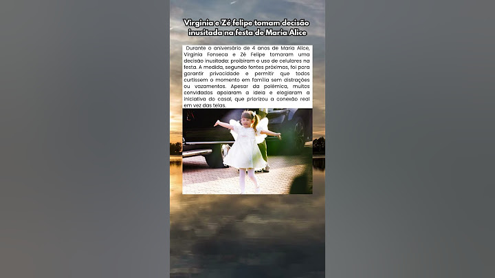 Virginia e Zé Felipe tomam decisão  inusitada na festa de Maria Alice