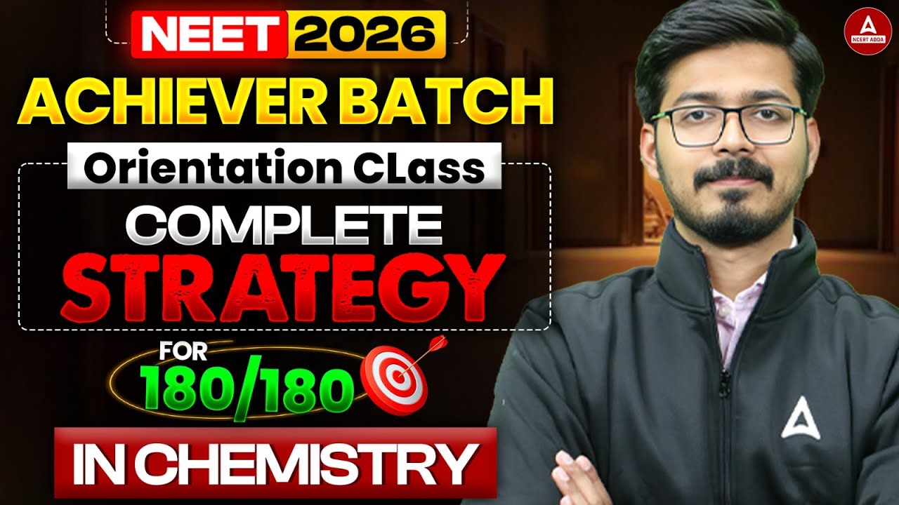 NEET 2026 Chemistry Strategy | Complete Strategy to Score 180/180 ...