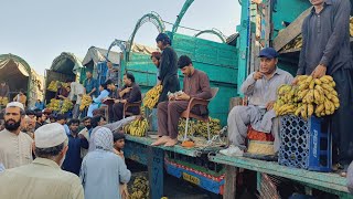 Banana mandi update Islamabad | Kela mandi main rate check kary | Viral video of banana market |