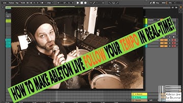 How to set up Ableton to FOLLOW your TEMPO -  Tutorial for TEMPO FOLLOW Ableton Live 11