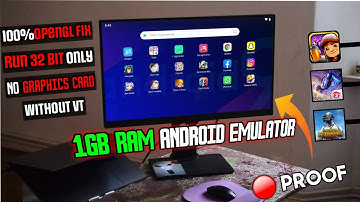 (New) Best Android Emulator 1GB RAM PC | NO GRAPHICS CARD | NO VT | FIX OPENGL | Dual Core PC