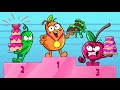 Most Crazy Candy Contest You've Ever Seen || Animated Cartoons | Pear Couple