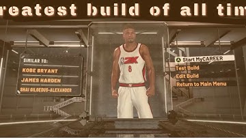 The best guard build in NBA2K20