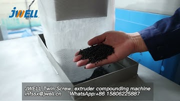 JWELL Machinery twin screw extruder compounding machine (Video)  infssx@jwell.cn