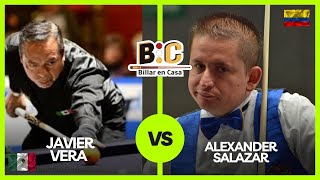 IMPRESIONANTE  SEMIFINAL    Alexander Salazar vs Javier Vera  Col 40 PUNTOS.