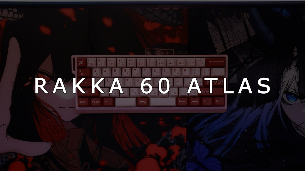 RAKKA 60 ATLAS REVIEW - Split spacebar king - YouTube