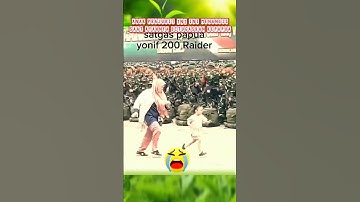 anak kecil ini ingin dipeluk ayahnya sebelum berangkat ke papua #sniper #bravo #raider #tniad