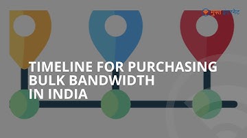 How much time does it take to get bulk bandwidth in India?