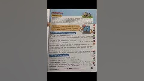 Class 4 Computer- Ch 9 PowerPoint