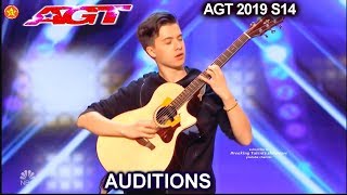 Marcin Patrzalek Guitarist FANTASTIC GUITAR PLAYING &Million Yes| America's Got Talent 2019 Audition