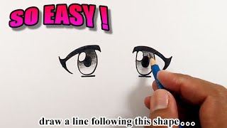 how to draw eyes gacha life easy drawings