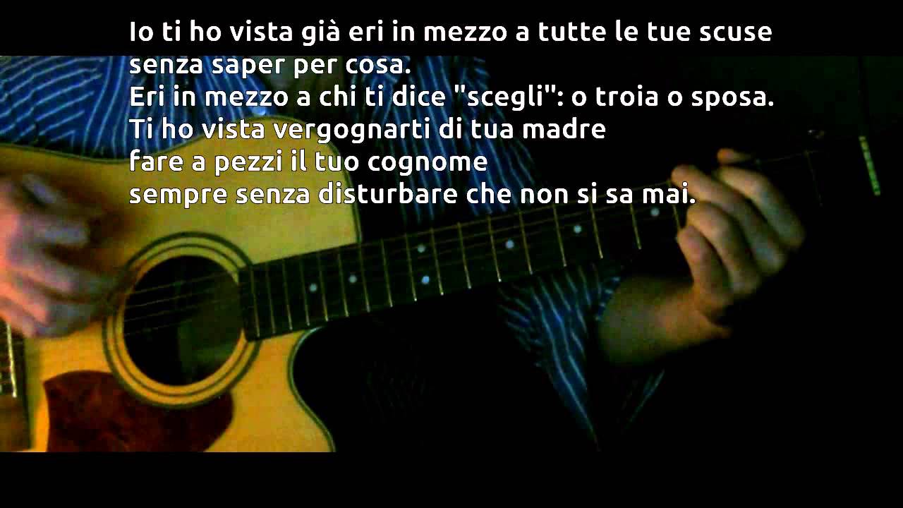 Ligabue - Quella Che Non Sei KARAOKE GUITAR