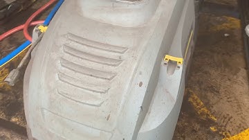 Karcher Steam Cleaner Pressure Washer cleaning with Ice Blaster @buzzweld