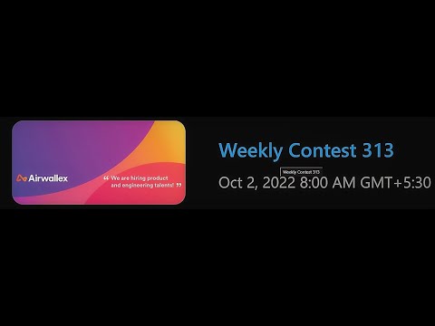 Leetcode Weekly Contest