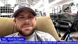 The Crappie Transition (Post Spawn) live Q&A