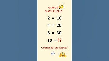 math puzzle 32 | #sutiat | Genius math puzzle | Brain Teaser | math trick | math fun | #sutiat