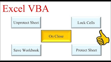 Excel VBA - Auto lock and protect sheets on close