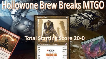 This List Compleatly Breaks MTGO Total Overall Score 20-0 || Modern || MTGO || Trophy League