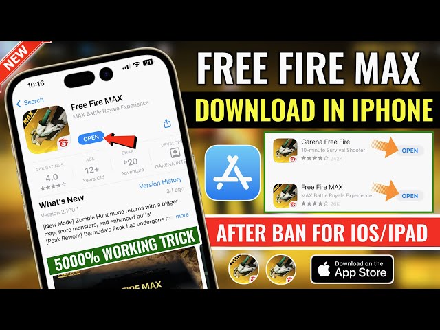 Free Fire 1.102 iOS - Free download for iPhone