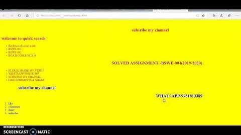 BSWE-004/002 Solved assignment (2019-2020)||BSW||-||IGNOU||