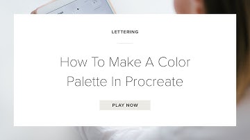 How To Make A Color Palette In Procreate
