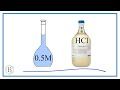 Preparing 0.5 Molar Solutions