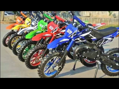 Motor Trail Kecil Warna Biru